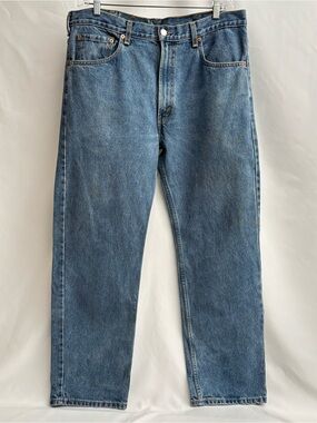 Vintage Levis 505 Jeans Men’s 38x30 Red Tab Straight Fit 90s Canada Batwing